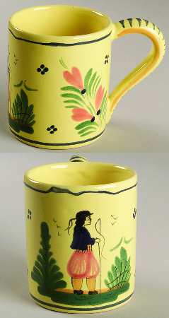 Soleil Yellow (Round) Mug