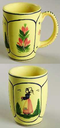 Soleil Yellow (Round) Mug