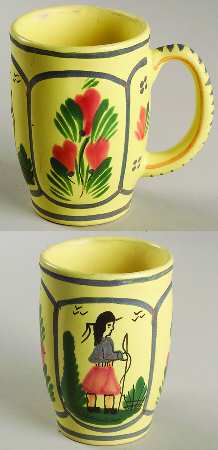 Soleil Yellow (Round) Mug