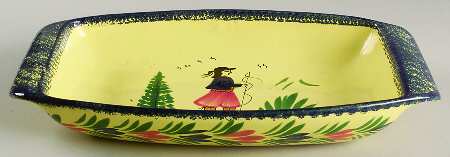 Soleil Yellow (Round) 11" Rectangular Baker