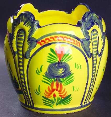 Soleil Yellow (Round) 5" Cachepot