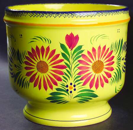Soleil Yellow (Round) 7" Planter