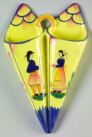 Soleil Yellow (Round) Double Wall Pocket Vase