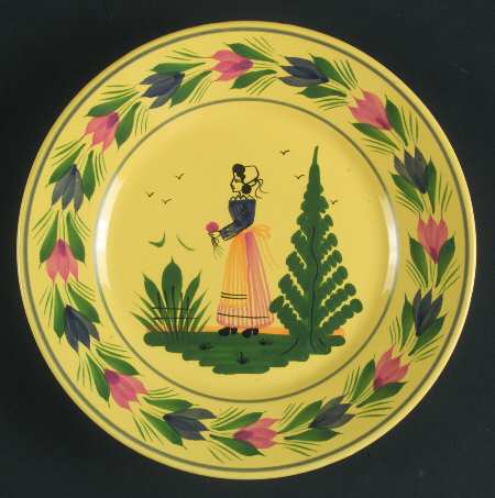 Soleil Yellow (Round) Bread & Butter Plate