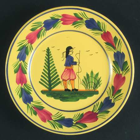 Soleil Yellow (Round) Bread & Butter Plate
