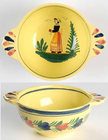 Soleil Yellow (Round) Lugged Cereal Bowl