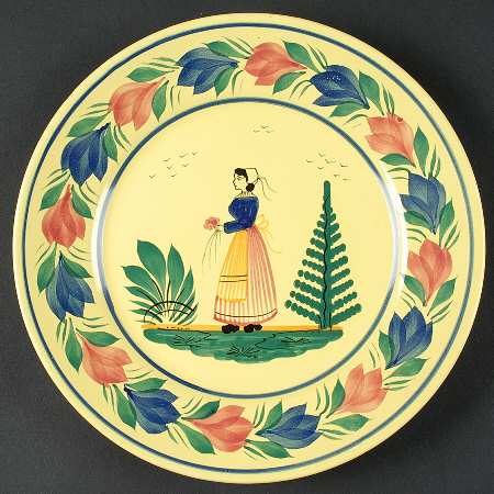 Soleil Yellow (Round) Salad Plate