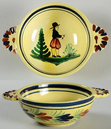 Soleil Yellow (Round) Lugged Cereal Bowl