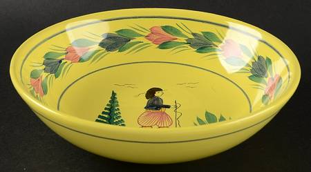 Soleil Yellow (Round) 8" Round Vegetable Bowl