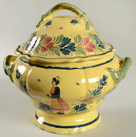 Soleil Yellow (Round) Tureen & Lid