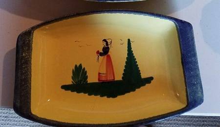 Soleil Yellow (Round) 14" Rectangular Baker