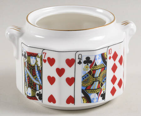 Cut for Coffee Sugar Bowl No Lid