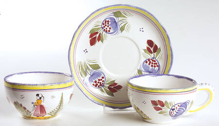 Tradition Flat Cup & Saucer Set
