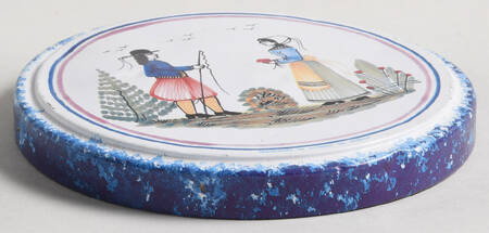 Tradition Lid for Tall Round Metal Box