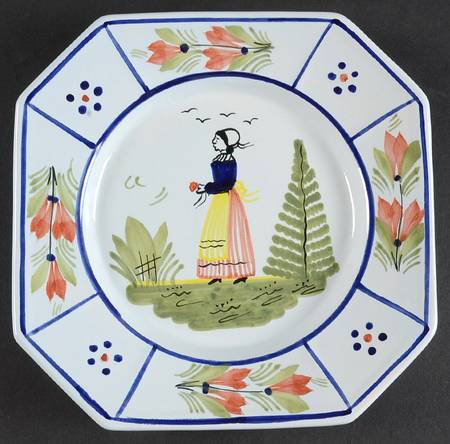 QUI18 Salad Plate by Quimper