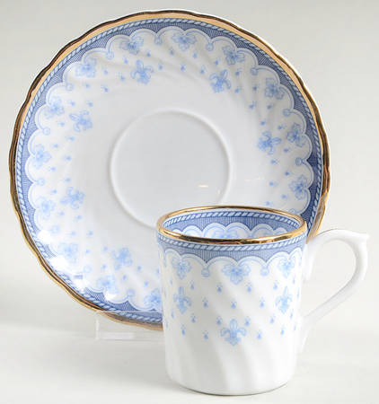 QUN2 Flat Demitasse Cup & Saucer Set
