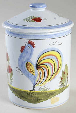 Le Coq De Campagne Medium Canister & Lid