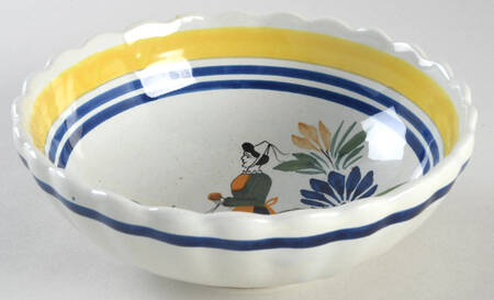 Henriot (Lady Or Man Center) Coupe Soup Bowl