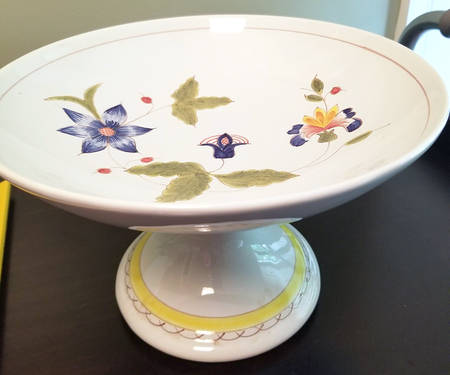 Valencay Round Compote (Height X Width)