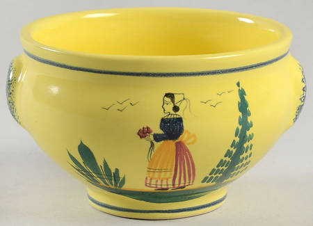 Soleil Yellow (Octagonal, Man) Mini Sugar Bowl No Lid