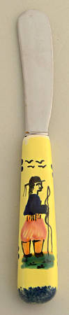 Soleil Yellow (Octagonal, Man) Hollow Handle Master Butter Knife