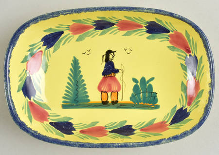 Soleil Yellow (Octagonal, Man) Butter Tray