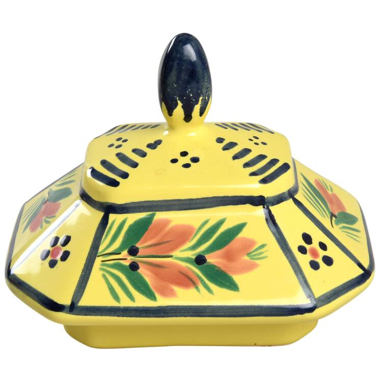 Soleil Yellow (Octagonal, Man) Lid for Teapot