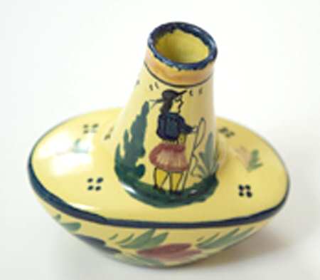Soleil Yellow (Octagonal, Man) 4" Bud Vase