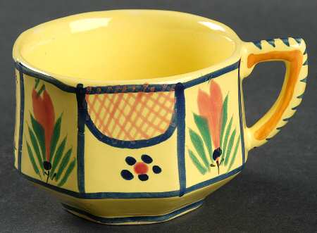 Soleil Yellow (Octagonal, Man) Flat Cup