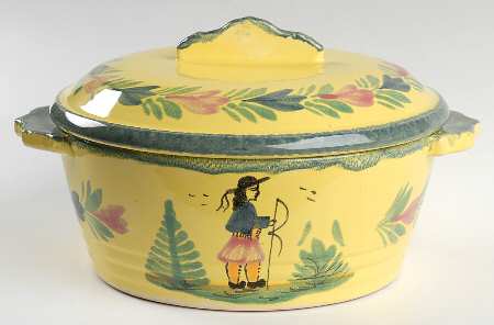 Soleil Yellow (Round) 1.5 Qt Round Covered Casserole