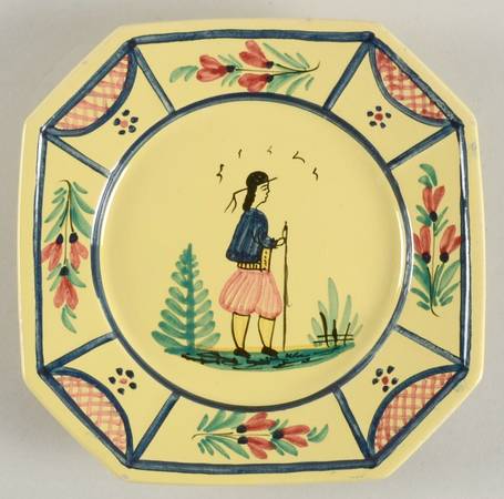 Soleil Yellow (Octagonal, Man) Bread & Butter Plate
