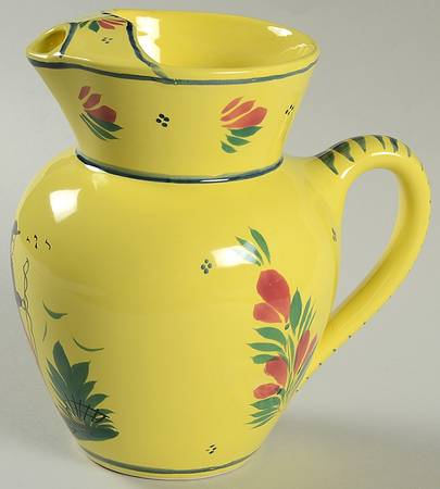 Soleil Yellow (Octagonal, Man) 32 Oz Pitcher