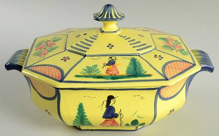 Soleil Yellow (Octagonal, Man) Octagonal Covered Vegetable