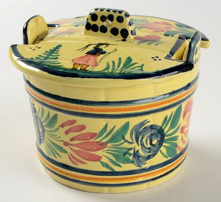 Soleil Yellow (Octagonal, Man) Butter Tub