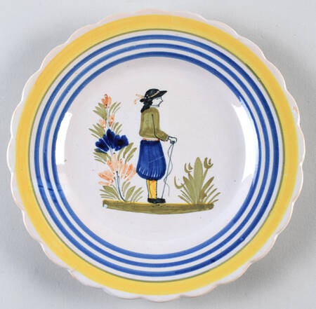Henriot (Lady Or Man Center) Bread & Butter Plate