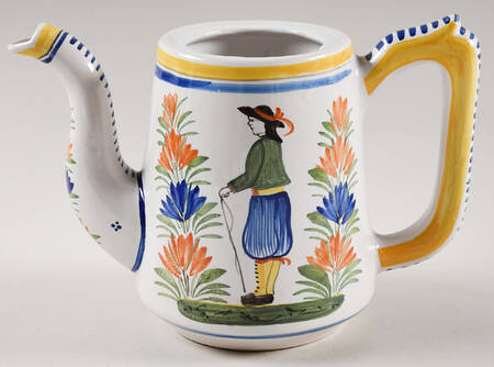 Henriot (Lady Or Man Center) Small Coffee Pot No Lid