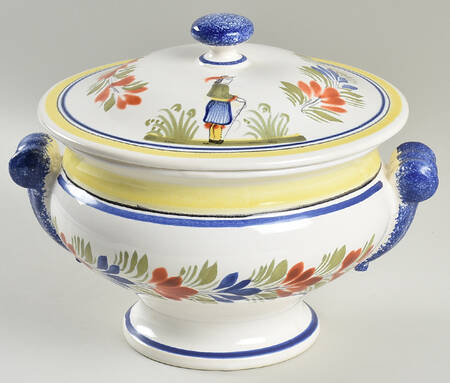Henriot (Lady Or Man Center) Tureen & Lid