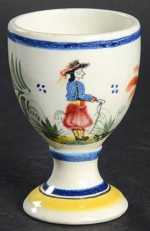 Henriot (Lady Or Man Center) Egg and Stand Egg Only
