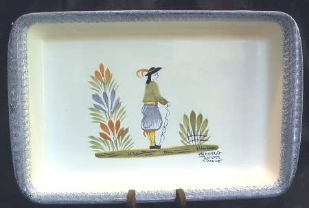 Henriot (Lady Or Man Center) 13"  Rectangular Baker