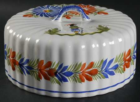 Henriot (Lady Or Man Center) Lid for Round Cheese Dish