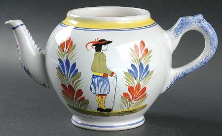 Henriot (Lady Or Man Center) Teapot No Lid