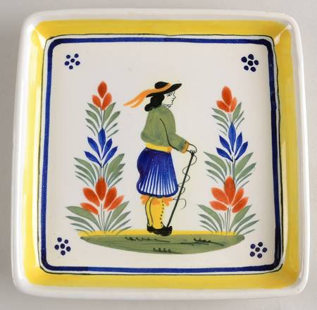 Henriot (Lady Or Man Center) 8" Square Tray