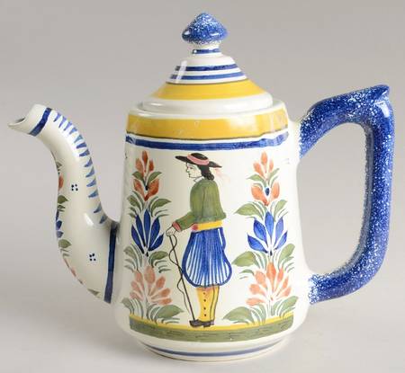 Henriot (Lady Or Man Center) Coffee Pot & Lid
