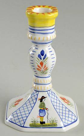 Henriot (Lady Or Man Center) 5" Candlestick