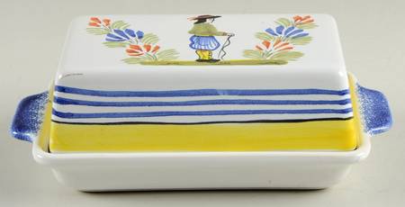 Henriot (Lady Or Man Center) Rectangular Covered Butter