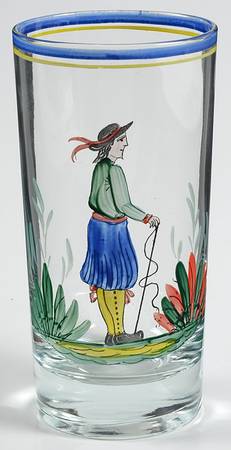 Henriot (Lady Or Man Center) Glassware Tall Tumbler