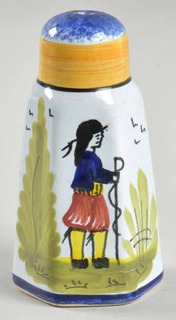 Mistral Blue (Octagonal, Man Center) Salt Shaker
