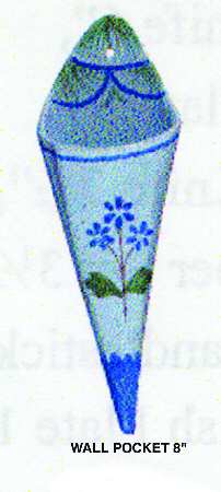 Josette 8" Wall Pocket Vase