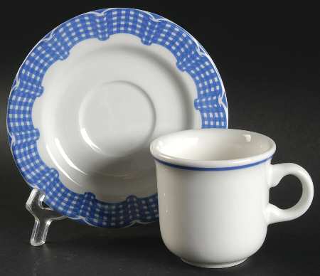 QUD16 Flat Cup & Saucer Set