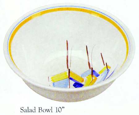 Escale 10" Large Salad Serving Bowl
